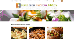 Desktop Screenshot of glutensugardairyfree.com